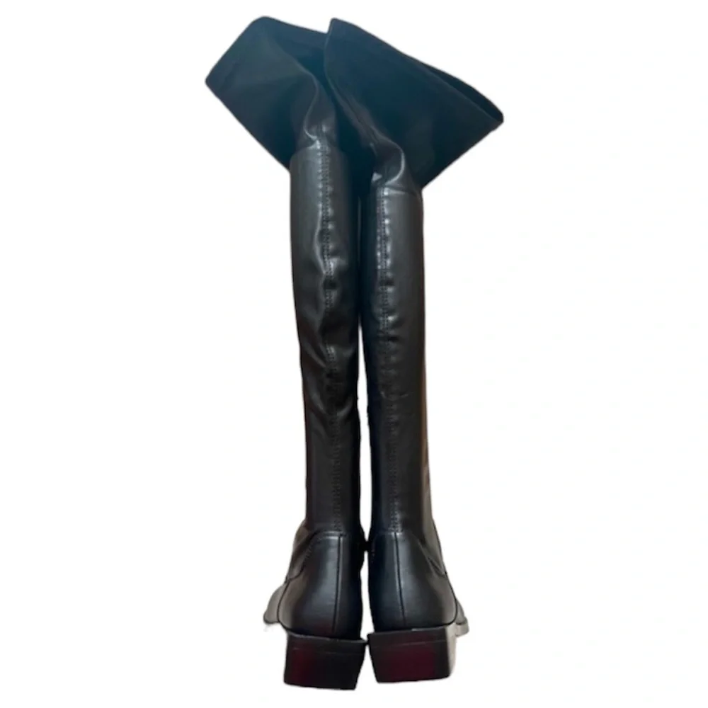 Steve Madden | Expedite Over The Knee Boots RARE In Black Paris Size 7.5 NEW